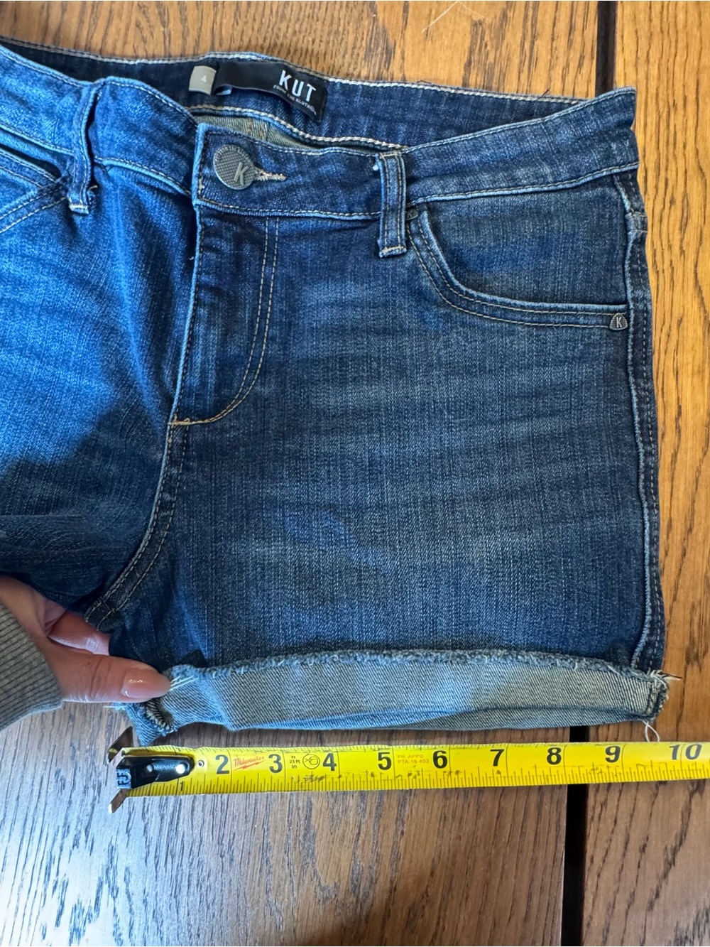 Kut from the kloth‎ Women’s Size 4 Jean Shorts  Raw Hem Cut Off - Picture 7 of 12